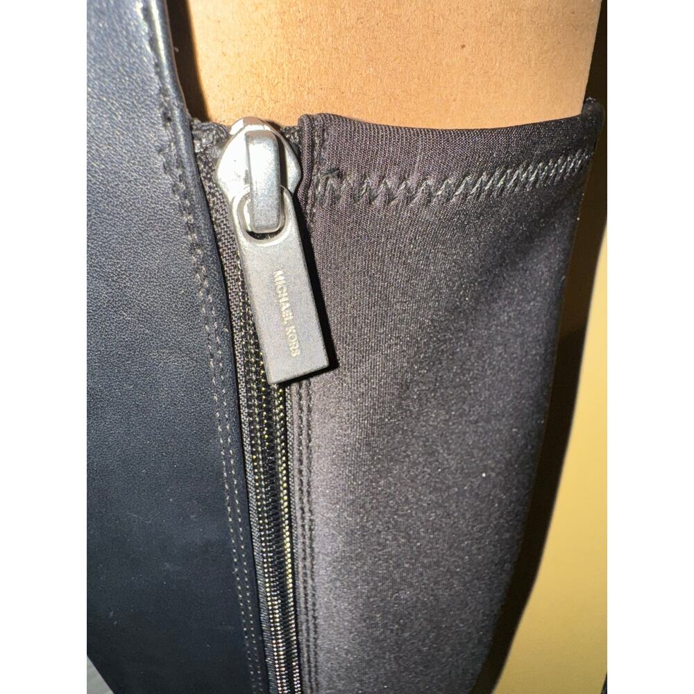 Michael Kors womens Bromley Flat Boot size 6 black knee- high boots - Picture 6 of 11